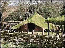 Cinderbury Iron Age Farm roundhouse